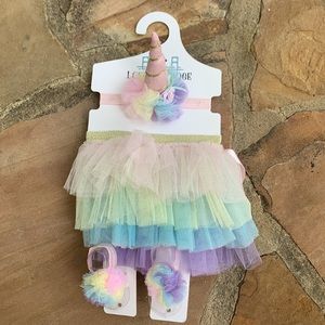 NWT Maison Chic Unicorn Tutu Set Baby Photoshoot out fit